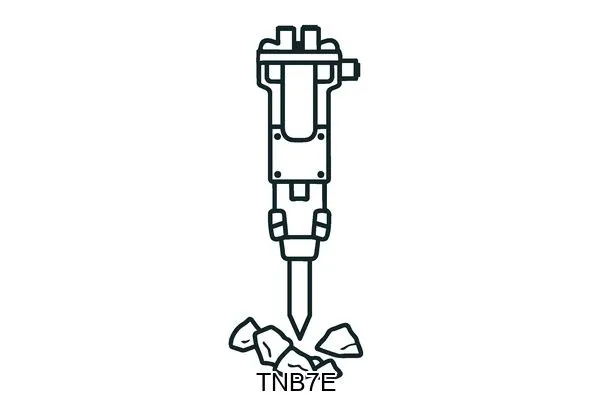 TNB7E Hydraulic breakers & components