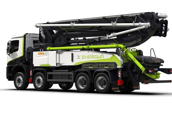 electric concrete pump_cifa_right view