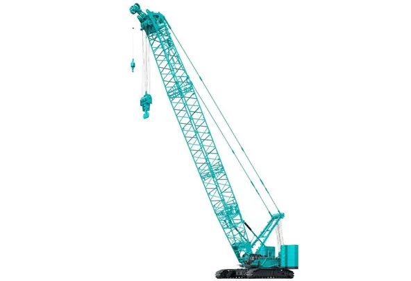 Kobelco CKS3000 crawler crane front left view 