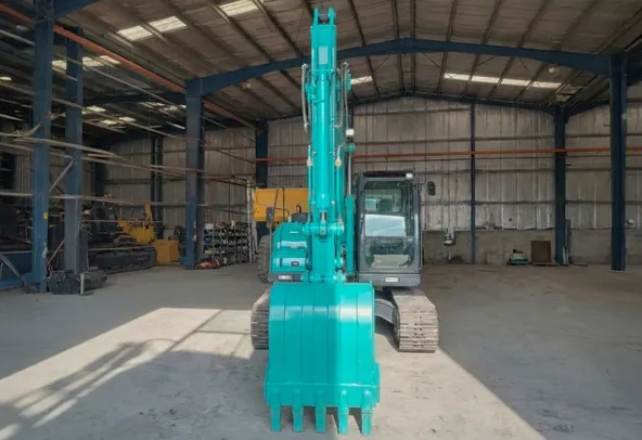 Kobelco SK145XDLC-10E Track Excavator Front View