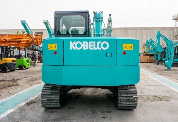 Kobelco SK80-10 Track Excavator Rear View