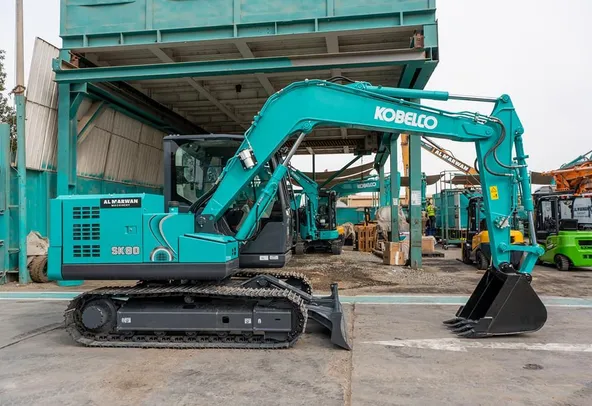 Kobelco SK80-10 Track Excavator Right Side View