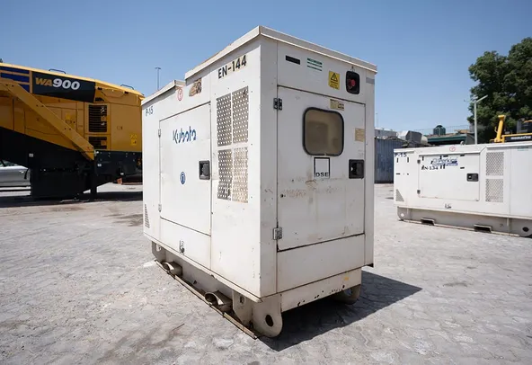 Kubota 15 kVA Generator Set Front Right View