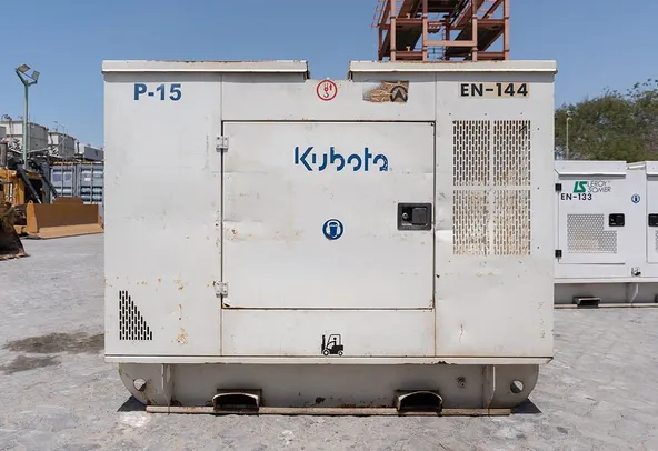 Kubota 15 kVA Generator Set Right Side View