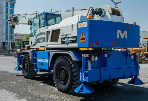 Manitto ARM550 Mobile Crane Left Rear Image