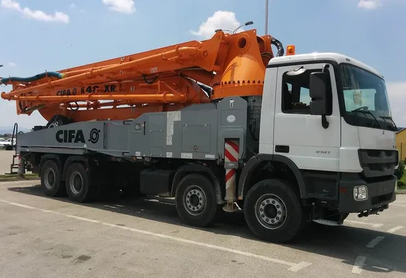 New Cifa K48 Concrete Pump front left view