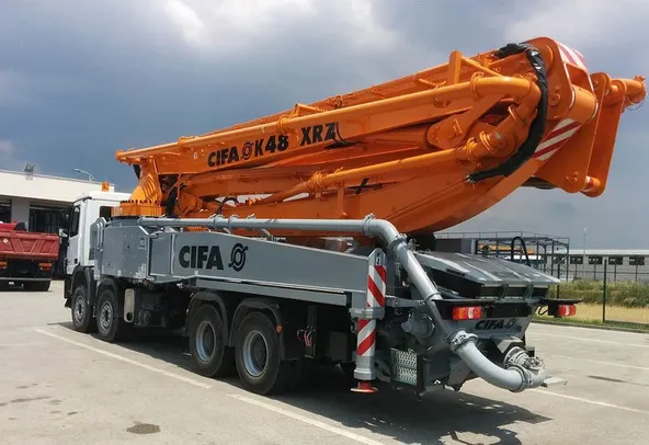 New Cifa K48 Concrete Pump rear left view