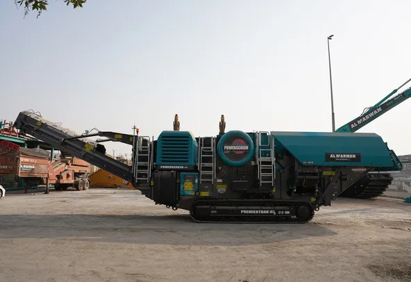 New Powerscreen Premiertrak 450 Jaw Crusher Left Side View