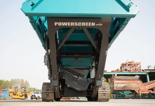 New Powerscreen Premiertrak 450 Jaw Crusher Undercarriage View