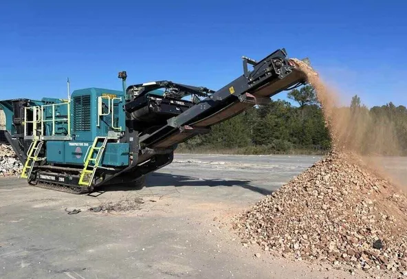 New Powerscreen Trakpactor 260 Impact Crusher, Front Left View