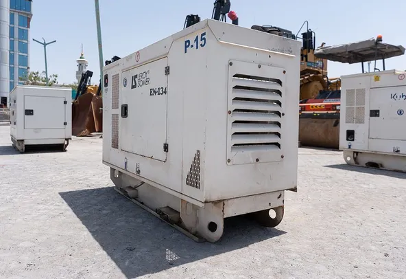 Perkins 15 kVA Generator Set Rear Left View