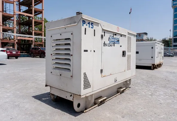 Perkins 15 kVA Generator Set Rear Right View