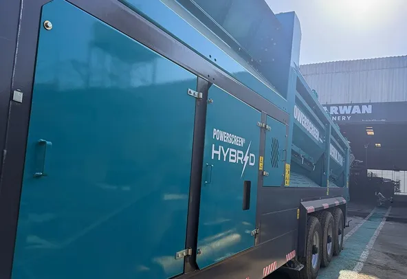 Powerscreen Phoenix 2100 Trommel Screen Right Side View