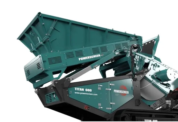 Powerscreen Titan 600 Scalping Screener rear right view