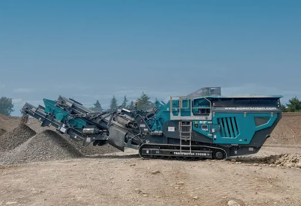 Powerscreen Trakpactor 230SR Crusher, application image