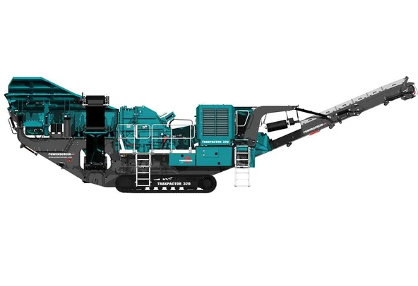 Powerscreen Trakpactor 320 Crusher Right side view