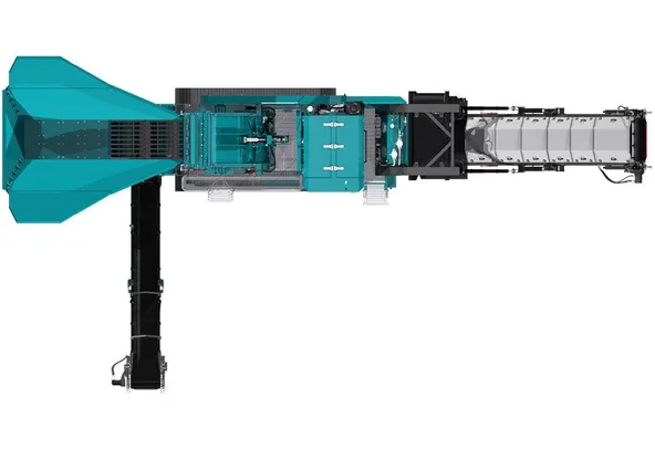 Powerscreen Trakpactor 320 Crusher Top view