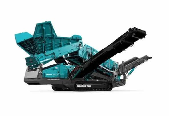 Powerscreen Warrior 2400 Screener rear left view