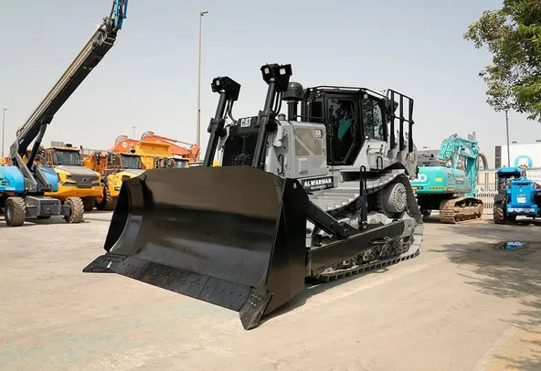 Rent Large 40-Ton Bulldozers Front Left VIew