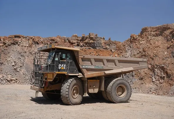 Rigid Dump Trucks, 98 ton For Rent | Almarwan