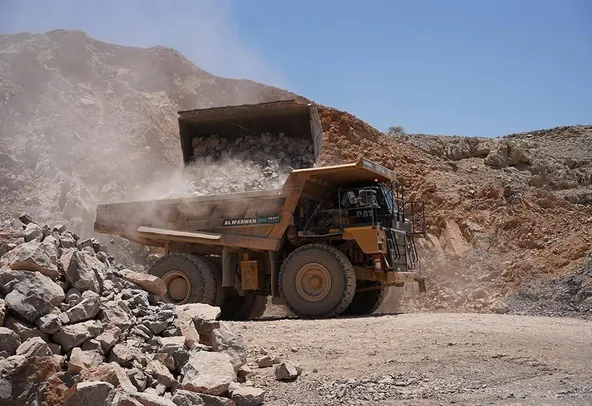 Rigid Dump Trucks, 98 ton For Rent | Almarwan