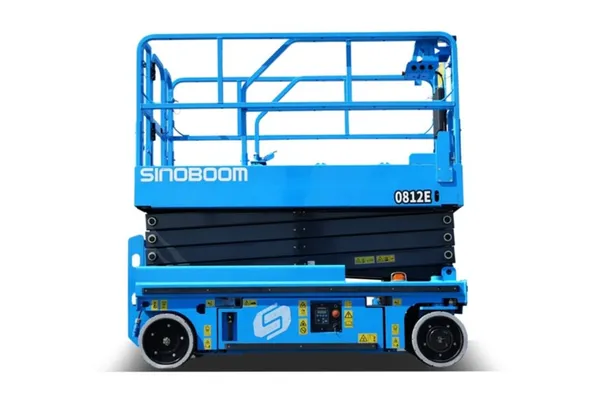 Sinoboom 0812E MEWP Scissor Lift Side View