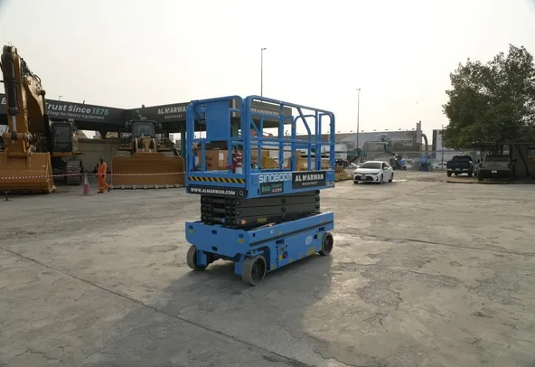 2025 Sinoboom 0812N Electric Scissor Lift Front Left View