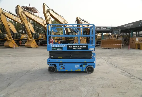 2025 Sinoboom 0812N Electric Scissor Lift Left Side View