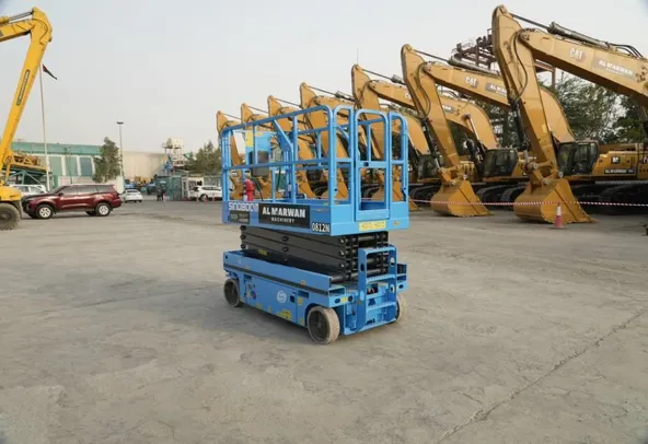 2025 Sinoboom 0812N Electric Scissor Lift Rear Left View