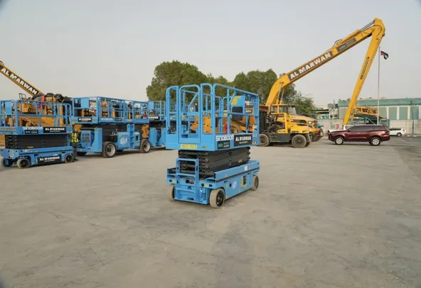 2025 Sinoboom 0812N Electric Scissor Lift Rear Right View