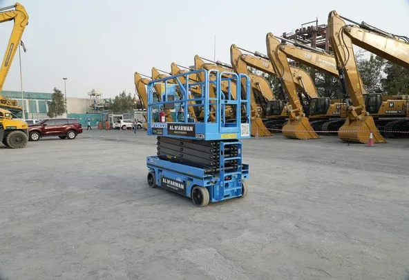 2025 Sinoboom 1012N Electric Scissor Lift Rear Left View