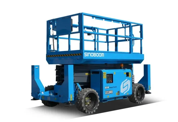 Sinoboom 1218RD Scissor Lift Front Left Image