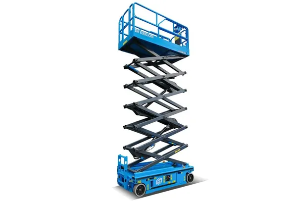 Sinoboom 1412E Electric Scissor Lift Front Left Image