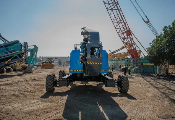 Sinoboom AB46RJ Articulated Boom Lift Rear Image