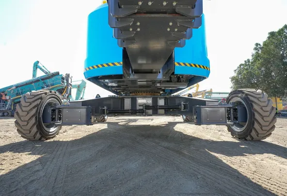 Sinoboom AB46RJ Articulated Boom Lift Under Carriage Image