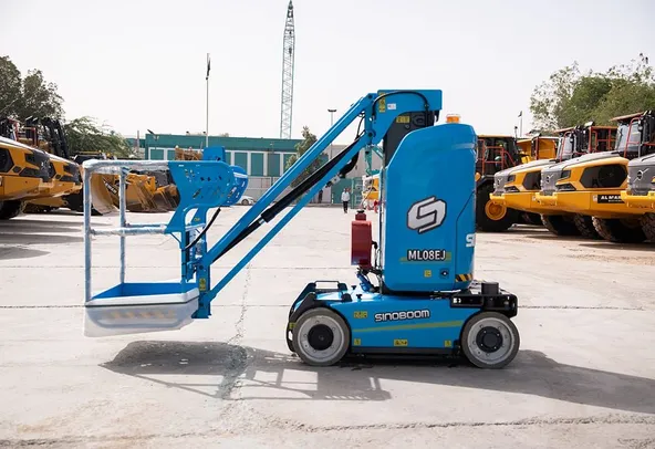 Sinoboom ML08EJ Vertical Mast Lift Left Side View
