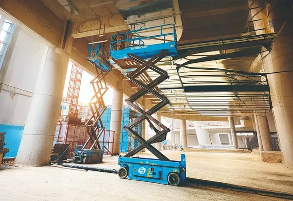 Sinoboom scissor lifts operating