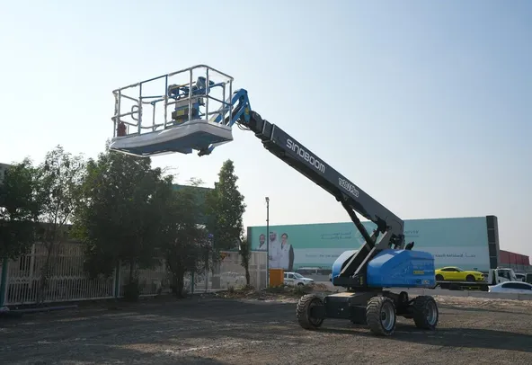 Sinoboom TB20J Telescopic Boom Lift Front Left View