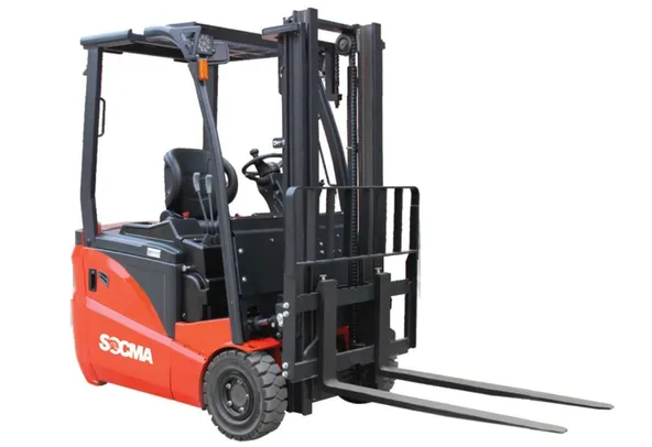 Socma FB18N Three Wheel Electric Forklift Front Right Image