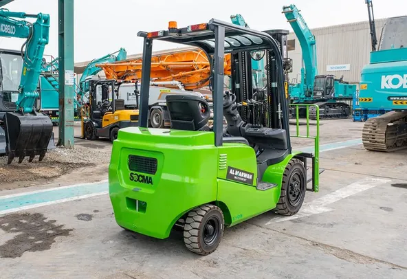 Socma FB35 Electric Forklift Rear Right View