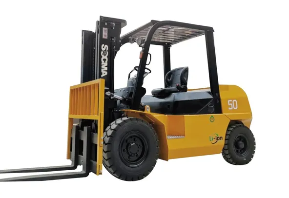 Socma FB50 Electric Forklift Front Left Image
