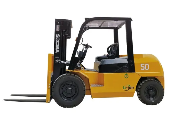 Socma FB50 Electric Forklift Left Side Image