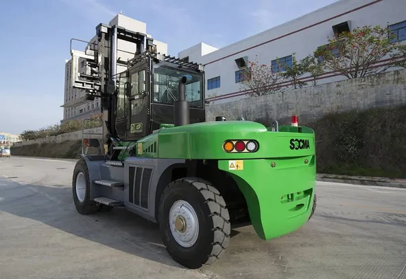 Socma HNF-180 Diesel Forklift Rear Left View