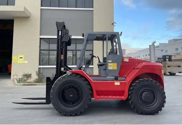 Socma HNFY-80 All Terrain Forklift Left Side Image