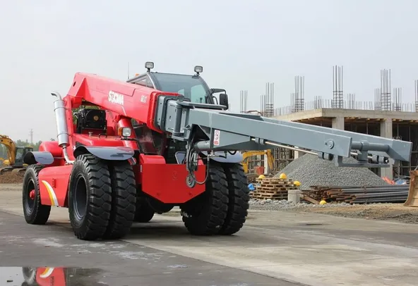 socma HNT-110 telehandler front view image