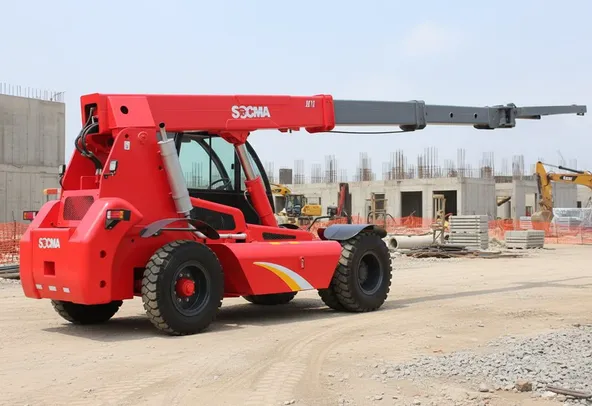 socma HNT-110 telehandler rear view image
