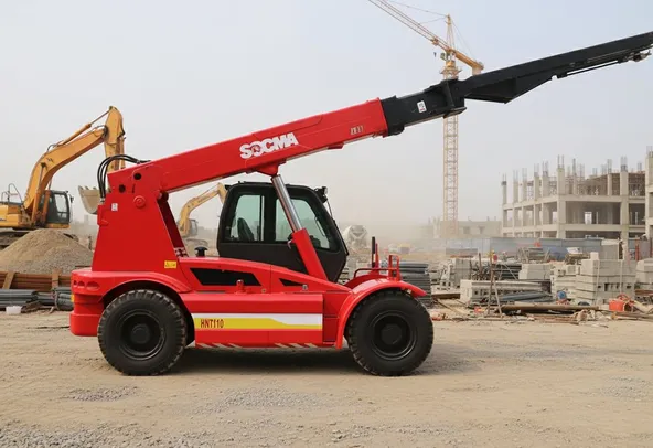 socma HNT-110 telescopic handler right side image