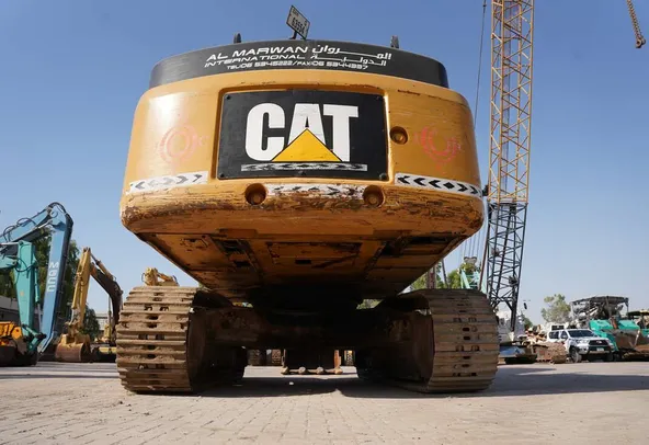 Used 2012 Caterpillar 349D Track Excavator-Undercarriage View