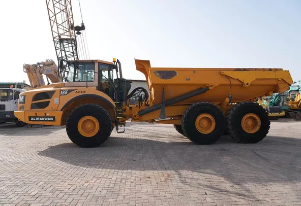 volvo A35F dump truck left side view