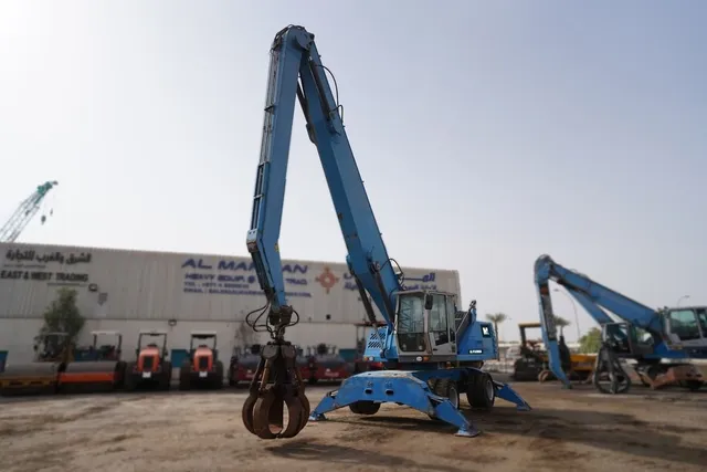 Terex Fuchs MHL350 Material Handler 2011 Front Left view -  Al Marwan Heavy Machinery